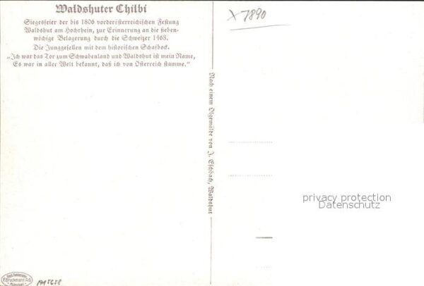 Waldshut Tiengen Rhein Waldshuter Chilbi Schafbock J. Eschbach – Bild 2