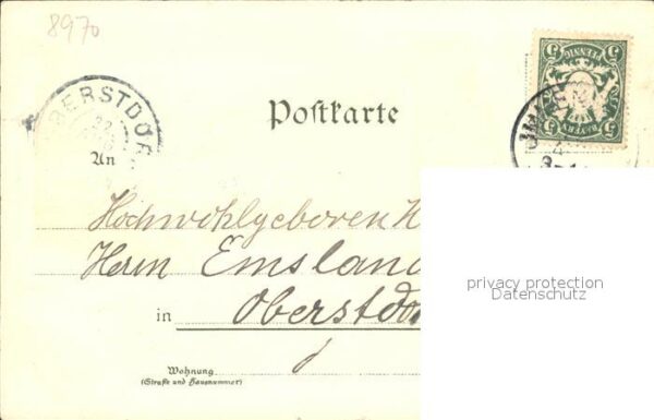 Immenstadt Allgaeu Adler Gemse Edelweiss Litho – Bild 2