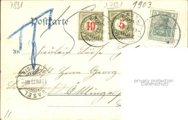 Untereggingen Gasthof Drei Koenige Handlund Frid. Benz – Bild 2