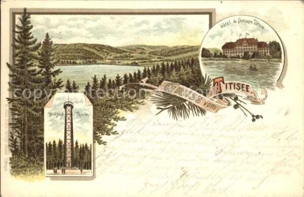 Titisee Hotel-Pension Titisee Hochfirst-Turm Litho