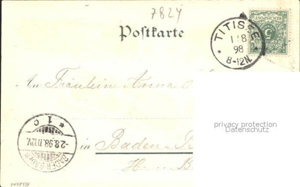 Titisee Hotel Hochfirst-Turm Hinterzarten Litho – Bild 2