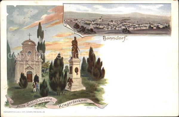 Bonndorf Schwarzwald Alte Schlosskapelle Kriegerdenkmal