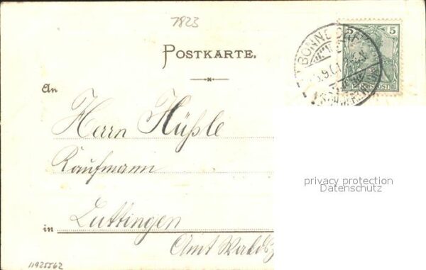 Bonndorf Schwarzwald Schwarz.Weiss-Rot Litho – Bild 2