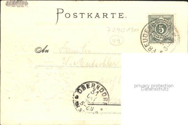 Freudenstadt Friedrichshoehe Wappen Litho – Bild 2