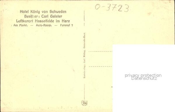 Hasselfelde Hotel Koenig von Schweden – Bild 2