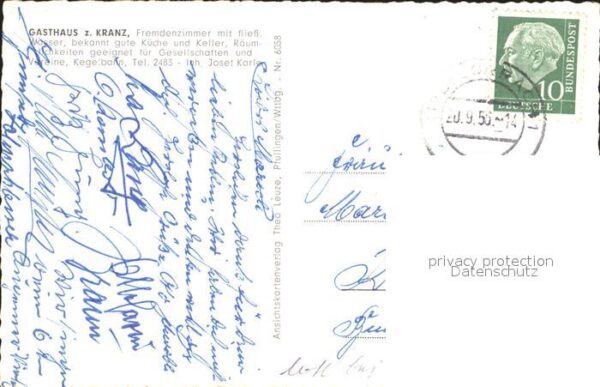 Loerrach Gasthaus zum Kranz Grenzuebergang nach Basel – Bild 2