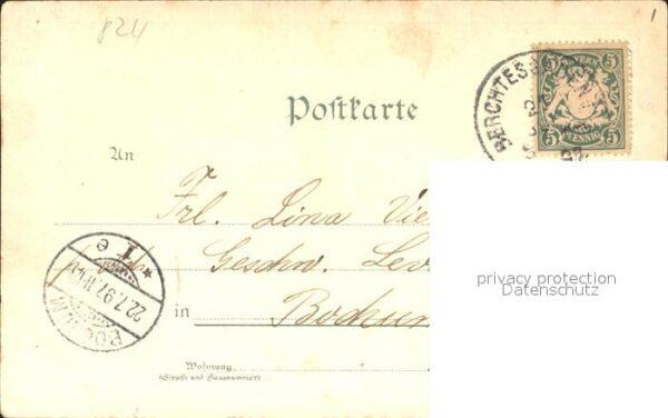 Berchtesgaden Edelweiss Alpenrosen Litho – Bild 2
