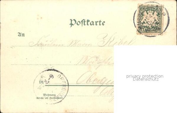 Muenchen Marienplatz Rathaus Litho – Bild 2