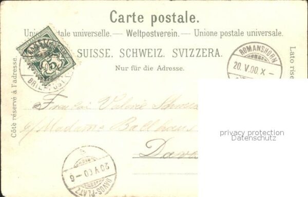 Bodensee Pfaender-Hotel Bahnhof und Hafen Rorschach Schloss Monfort – Bild 2