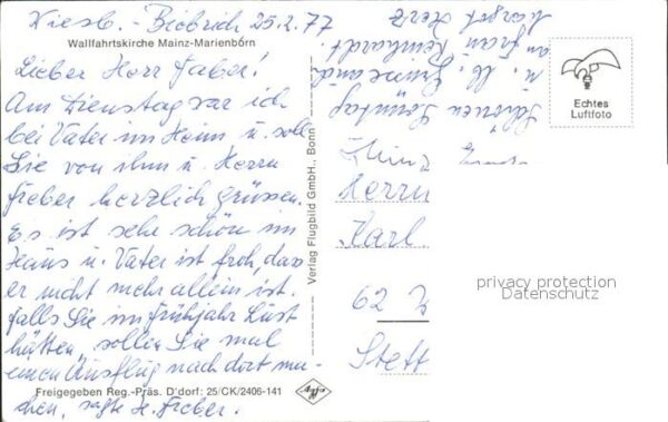 Marienborn Mainz St. Stephan Fliegeraufnahme – Bild 2