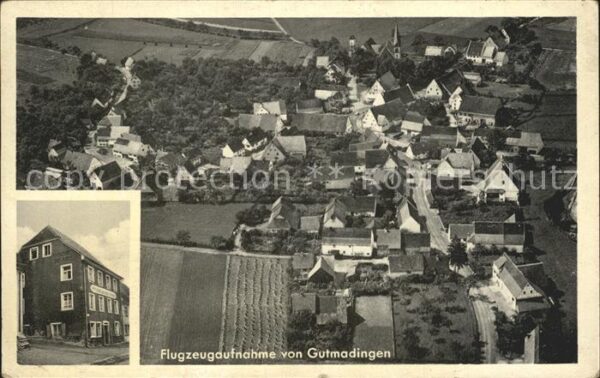 Gutmadingen Fliegeraufnahme Gasthaus zum Adler