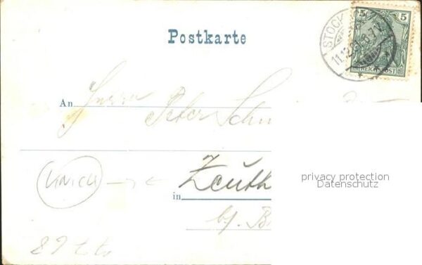 Stockach Baden Goldfenster-Karte – Bild 2