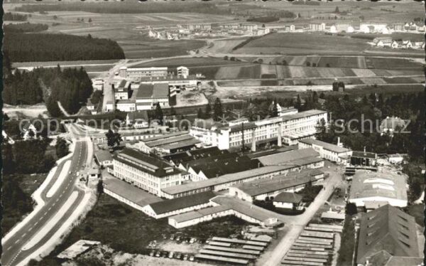 Villingen-Schwenningen Saba-Werke Goldener Buehl Fliegeraufnahme