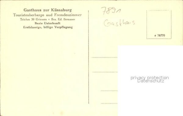 Kuessaburg Gasthaus zur Kuessaburg – Bild 2