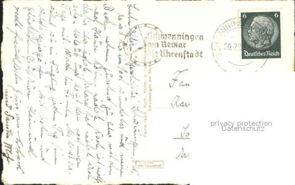 Schwenningen Neckar Hindenburg-Strasse Postamt – Bild 2