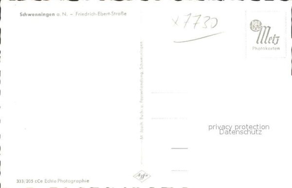 Schwenningen Neckar Friedrich-Ebert-Strasse Kienzle-Uhren – Bild 2