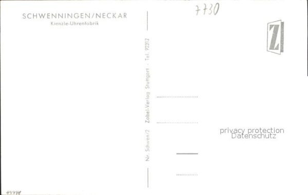Schwenningen Neckar Kienzle-Uhrenfabrik – Bild 2