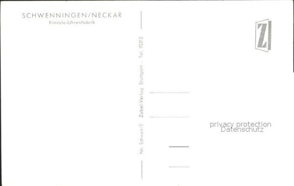 Schwenningen Neckar Kienzle-Uhrenfabrik – Bild 2
