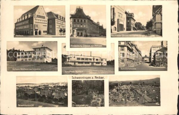 Schwenningen Neckar Turnerheim Waldeck Kurhaus Waldheim zum Schoenblick Capitol