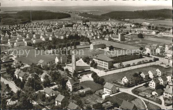 Schwenningen Neckar Friedensschule Siedlung Saurenvasen Johanniskirche Fliegerau
