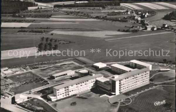 Schwenningen Neckar Staedtisches Krankenhaus Fliegeraufnahme