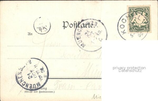 Kochel See Altjoch Litho – Bild 2