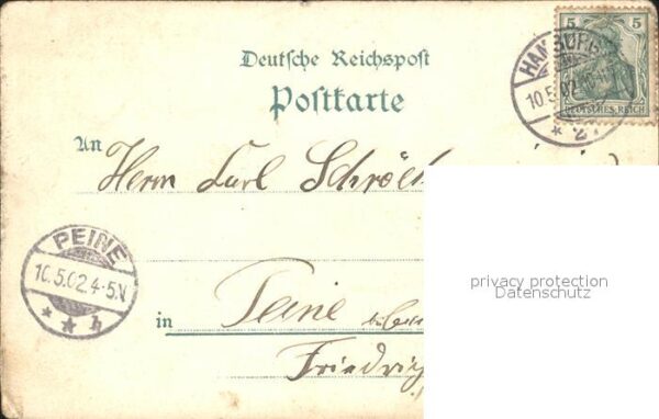 Hamburg Uhlenhorster-Faehrhaus Litho – Bild 2