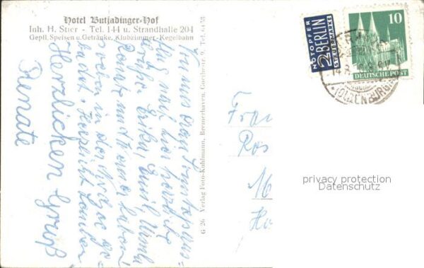 Burhave Hotel Butjadinger-Hof – Bild 2