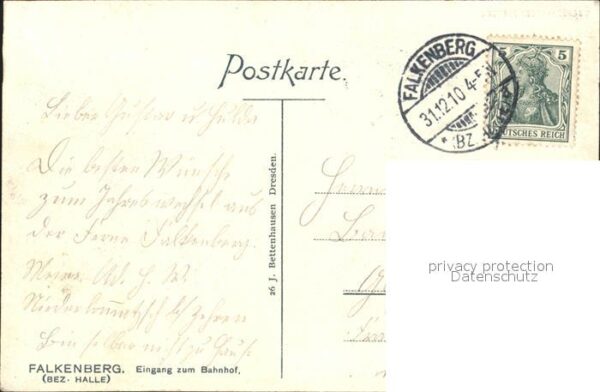 Falkenberg Elster Eingang zum Bahnhof – Bild 2