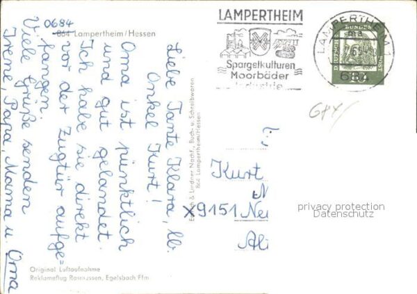Lampertheim Bergstrasse Fliegeraufnahme – Bild 2