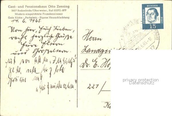 Bodenfelde Gasthaus Zensing – Bild 2