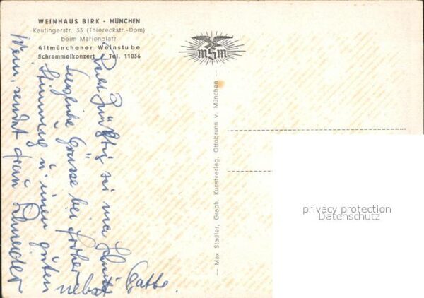 Muenchen Weinhaus Birk – Bild 2