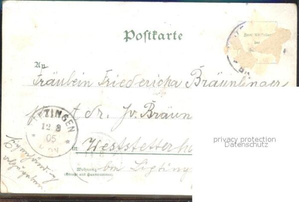 Ravensburg Wuerttemberg Litho – Bild 2