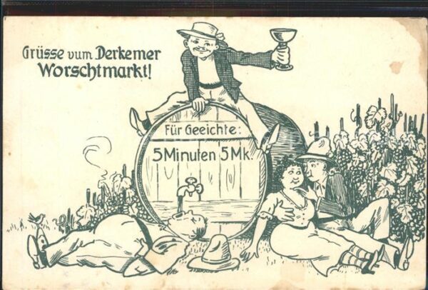 Bad Duerkheim Derkemer Worschtmarkt Weinfass