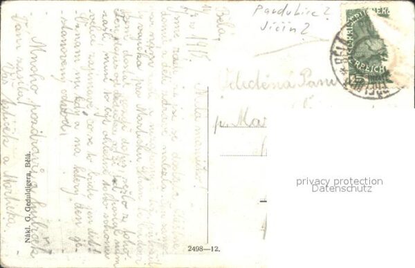 Bela Dum Dr Svobody Obchodni dum Geduldigera Kostel – Bild 2