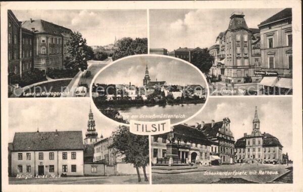 Tilsit Sowetsk Land Amtsgericht Koenigin Luise Haus Rathaus