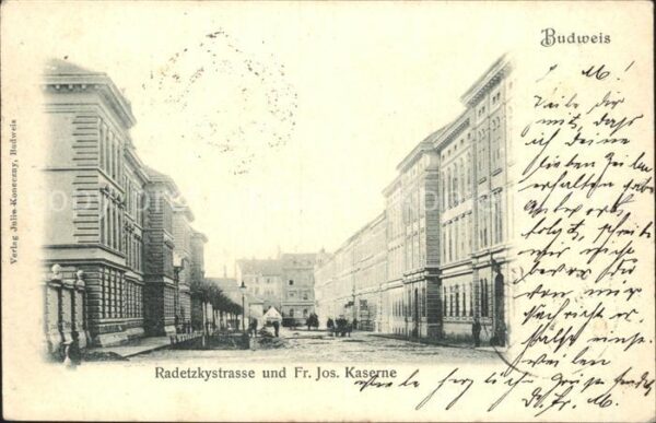 Budweis Ceske Budejowice Radetzkystrasse Fr Jos Kaserne