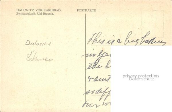 Dalovice Zwiebachfabrick Uhl Breunig – Bild 2