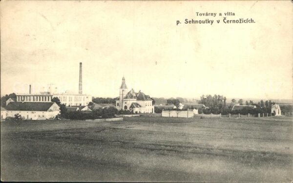 Cernozice Tschernoschitz Sehnoutky Tovarny a villa
