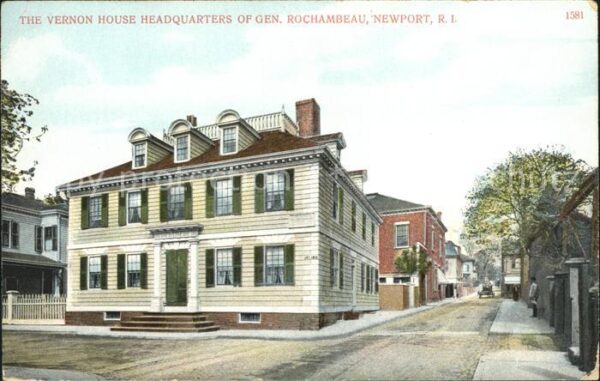 Newport Rhode Island Vernon House Headquarters Gen Rochambeau