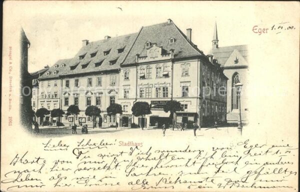 Eger Cheb Tschechien Stadthaus