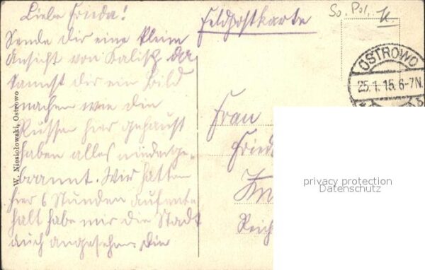 Kalisz Strassenansicht Ruine – Bild 2