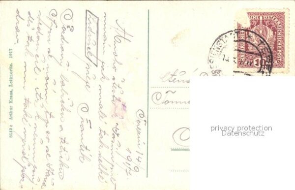 Theresienstadt Tschechien Postgebaeude Soldaten Pferd – Bild 2