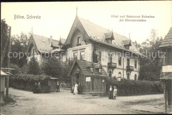 Herrnskretschen Boehmen Hotel Restaurant Rainwiese