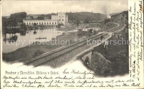 Okrouhlice Sklarna Dobre Eisenbahn Schloss
