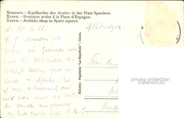 Xauen Kauflaeden Araber Platz Spaniens – Bild 2