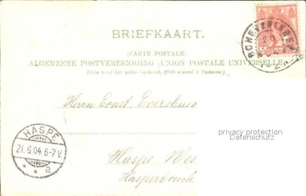 Muschelkarte Scheveningen Kurhaus – Bild 2