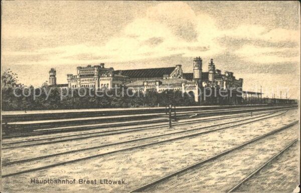 Brest-Litowsk Belarus Brest Litowsk Hauptbahnhof