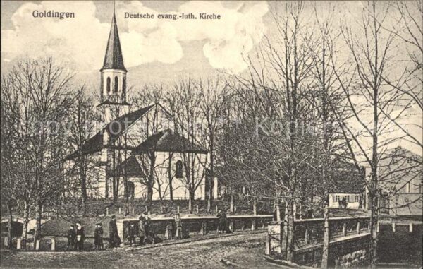Goldingen Lettland Deutsche evangelisch lutherische Kirche