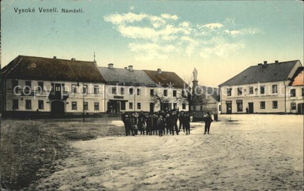 Vysoke Veseli Hochwessely Marktplatz